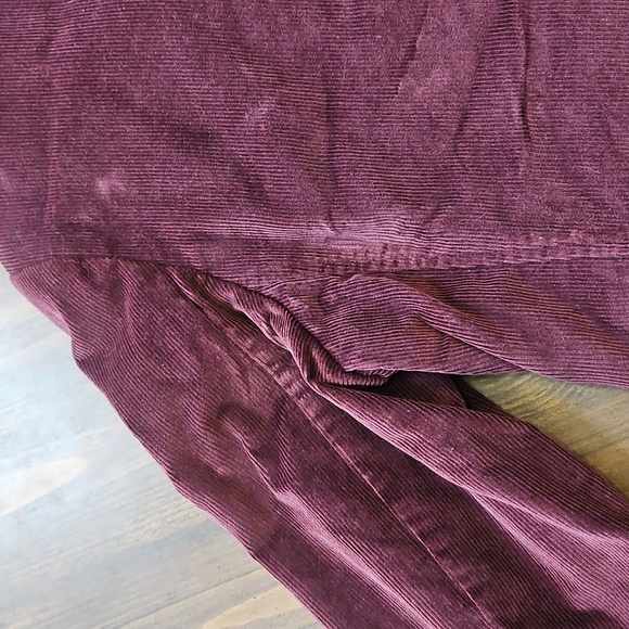 L.L. Bean Purple Corduroy Blazer with Notched Lapel - Picture 8 of 13